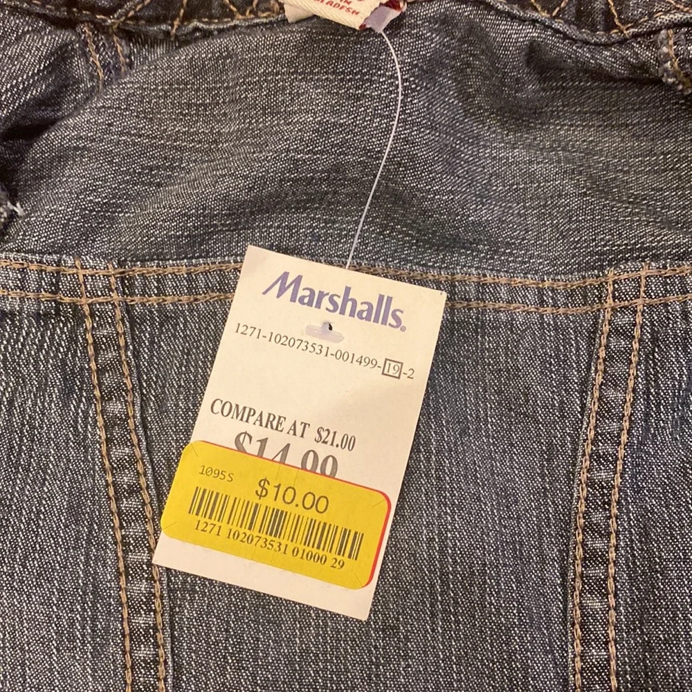 NWT Arizona Jeans distressed toddler denim jacket 2T